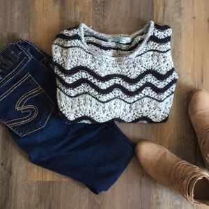 Maurice’s long sleeve stripped sweater